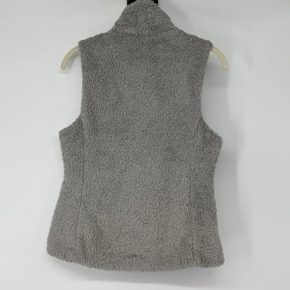 Patagonia Los Gatos Fleece Vest Grey Womens Small 25216 FA19 Full Zip High‎ Neck